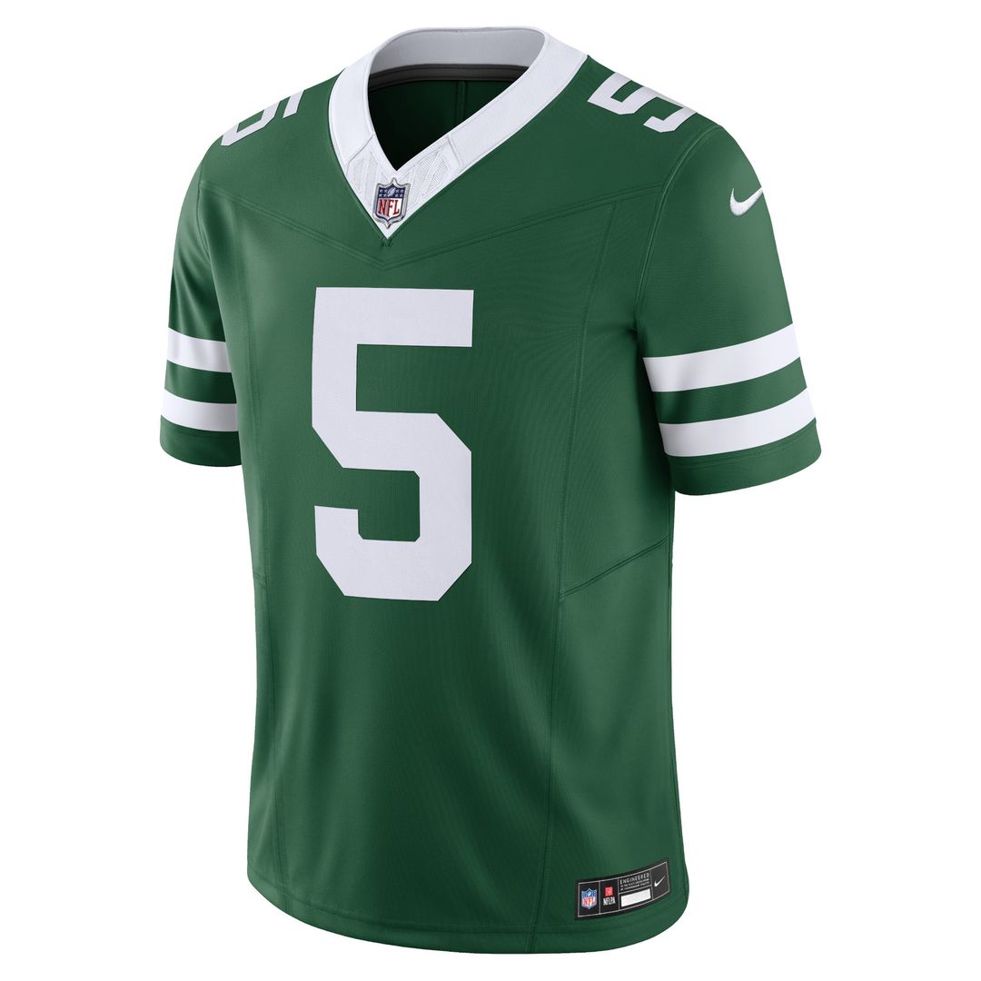 Garrett Wilson New York Jets Legacy Green Vapor F.U.S.E. Limited Jersey