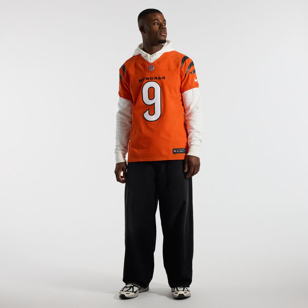Joe Burrow Cincinnati Bengals Orange Team Vapor F.U.S.E. Elite Jersey
