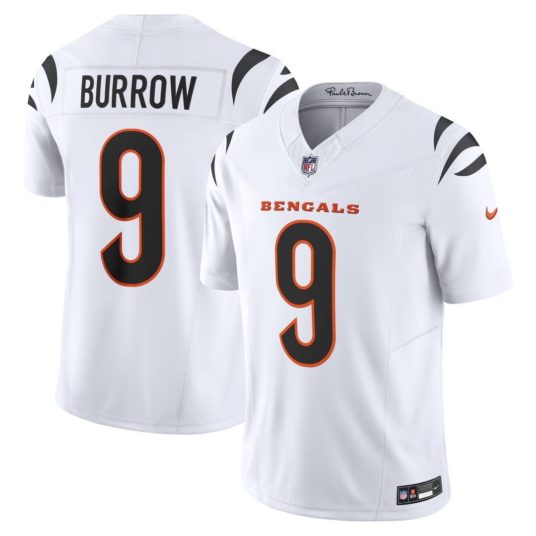 Joe Burrow Cincinnati Bengals White Vapor F.U.S.E. Limited Jersey