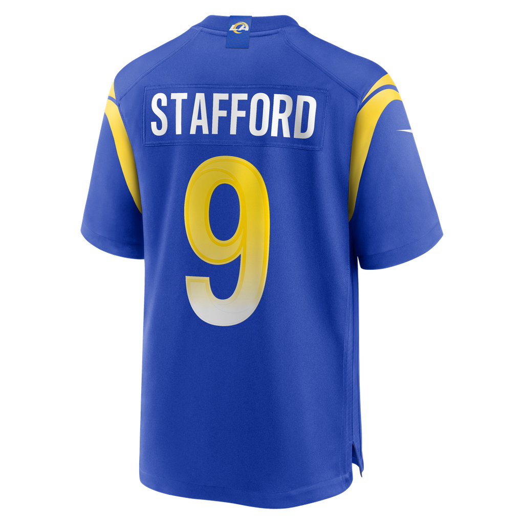 Matthew Stafford Los Angeles Rams Royal Player Game Jersey