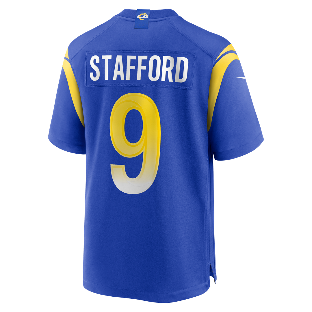 Matthew Stafford Los Angeles Rams Royal Player Game Jersey