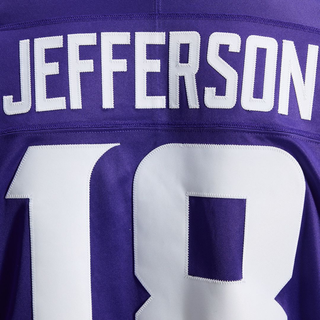 Justin Jefferson Minnesota Vikings White Alternate Vapor F.U.S.E. Stitched Limited Jersey