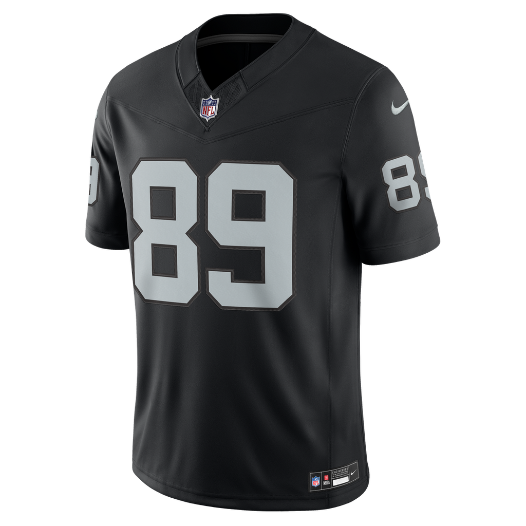 Brock Bowers Las Vegas Raiders White Vapor F.U.S.E. Stitched Limited Jersey