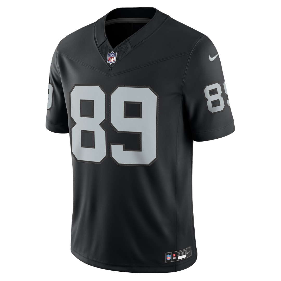 Brock Bowers Las Vegas Raiders White Vapor F.U.S.E. Stitched Limited Jersey