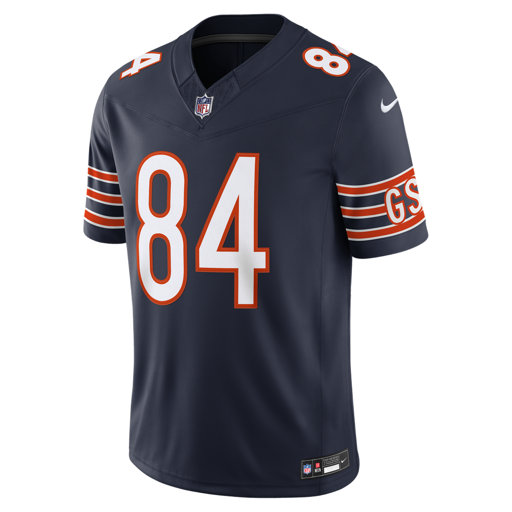 Colston Loveland Chicago Bears Navy Team Vapor F.U.S.E. Stitched Limited Jersey