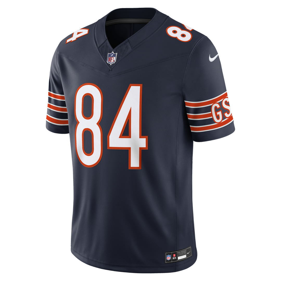 Colston Loveland Chicago Bears Navy Team Vapor F.U.S.E. Stitched Limited Jersey