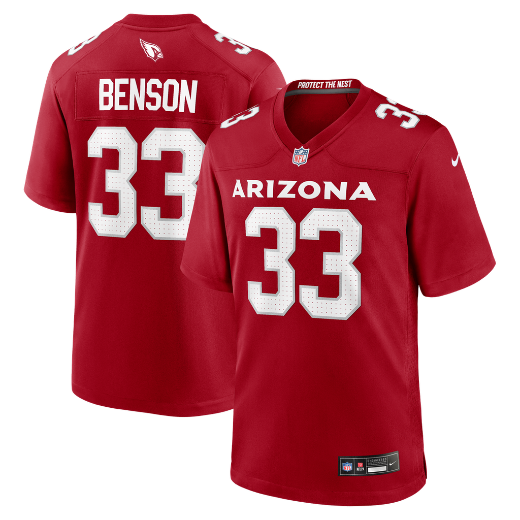 Trey Benson Arizona Cardinals Cardinal Team Game Jersey