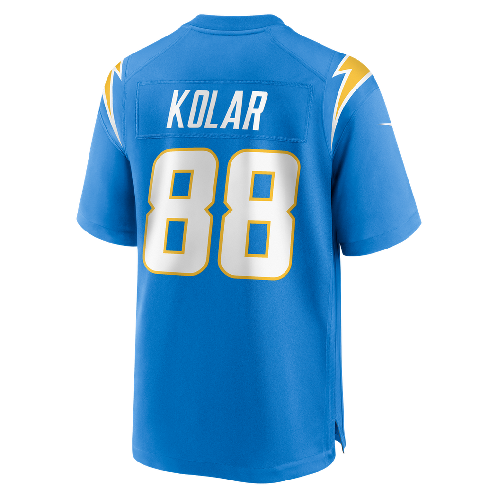 Charlie Kolar Los Angeles Chargers Powder Blue Team Game Jersey