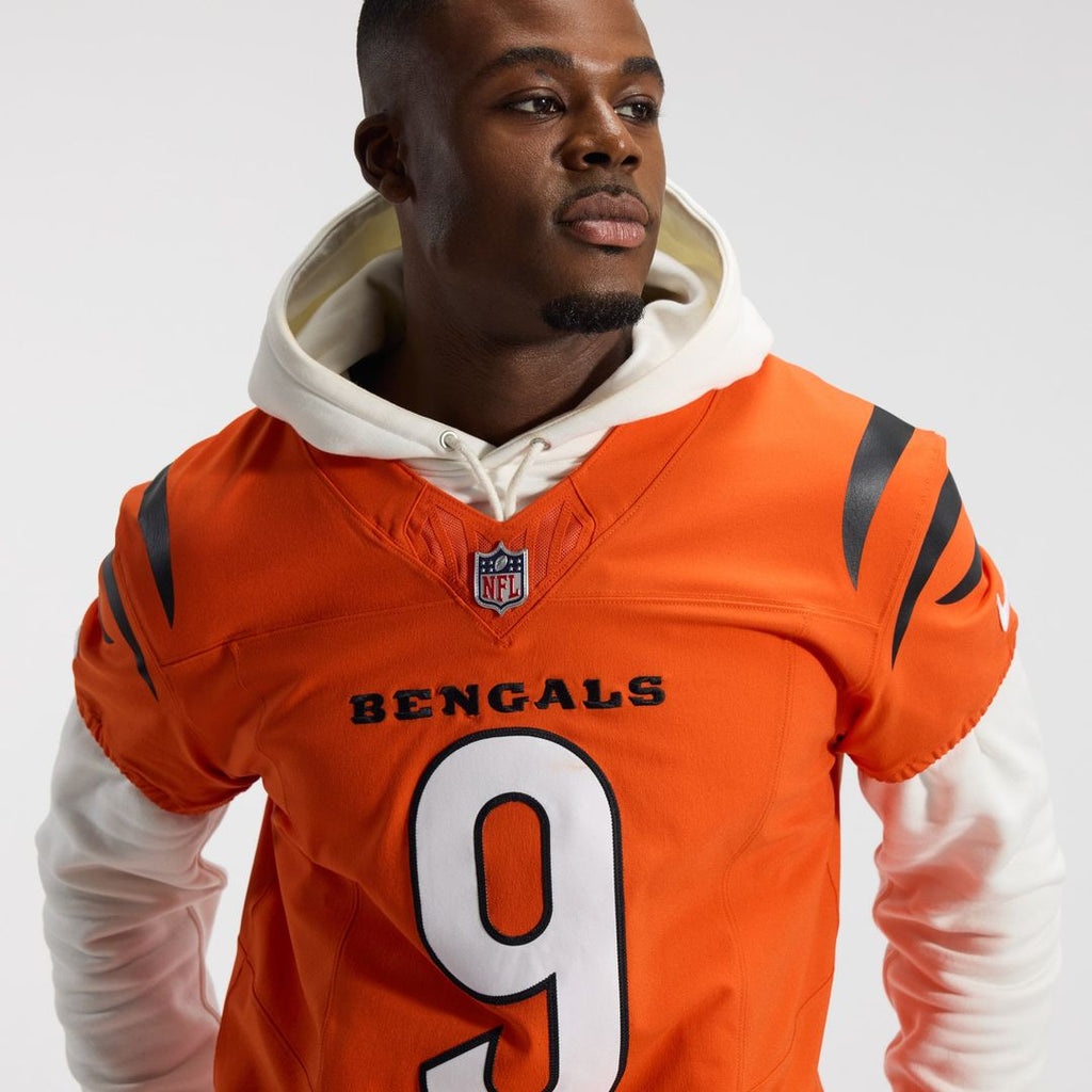 Joe Burrow Cincinnati Bengals Orange Team Vapor F.U.S.E. Elite Jersey