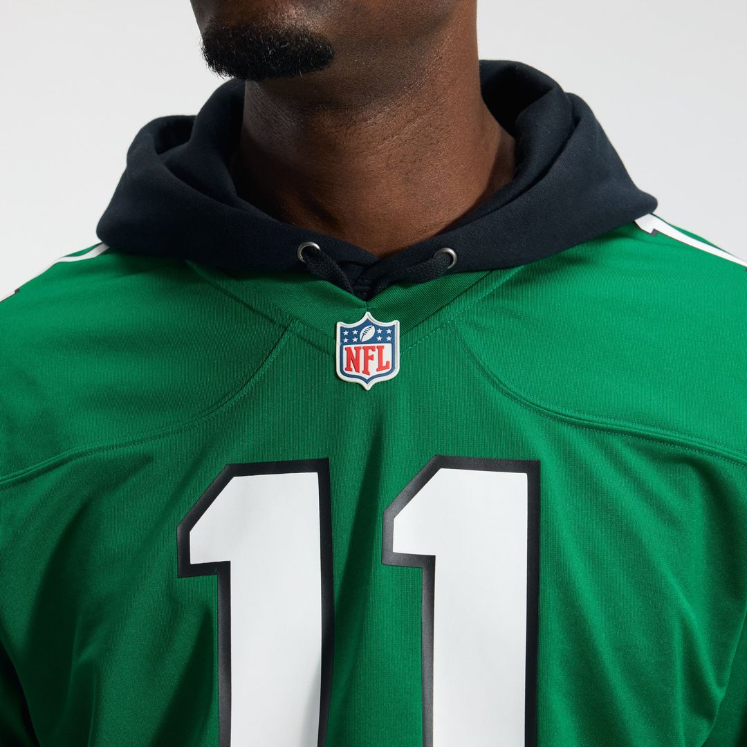 A.J. Brown Philadelphia Eagles Kelly Green Alternate Game Player Jersey