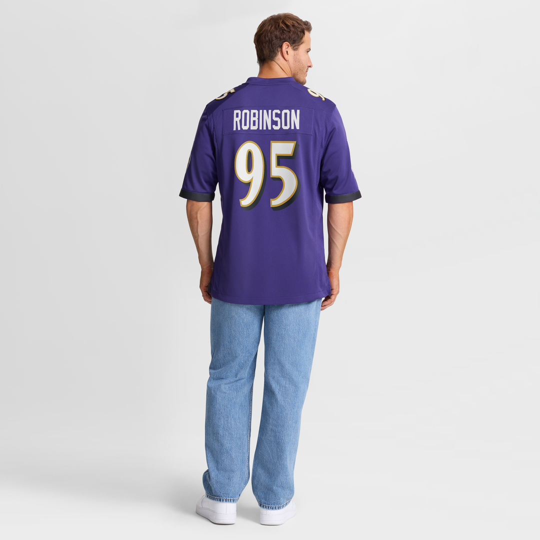 Tavius Robinson Baltimore Ravens Purple Team Game Jersey