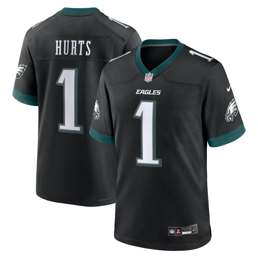 Jalen Hurts Philadelphia Eagles Black Alternate Game Jersey