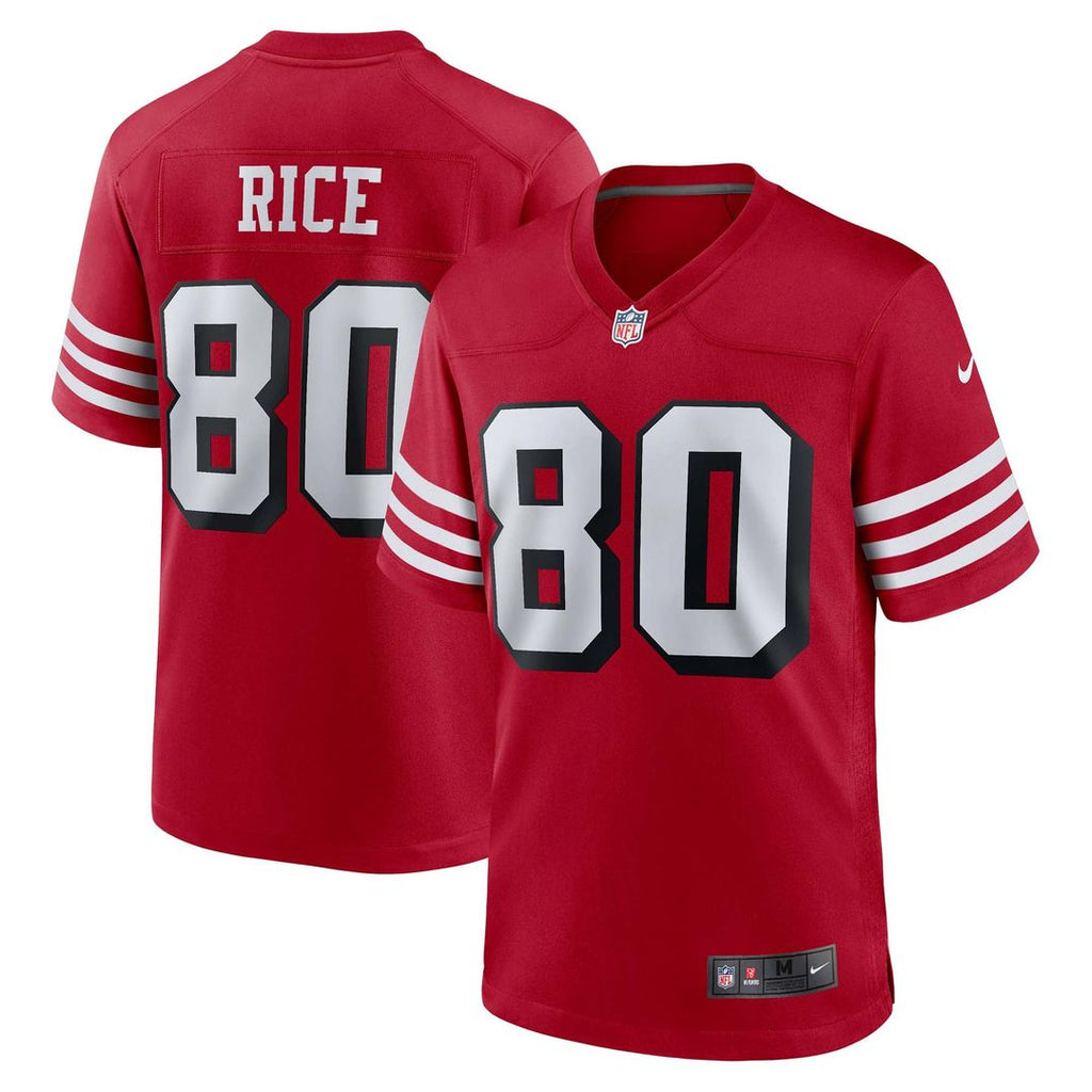 Jerry Rice San Francisco 49ers Scarlet Retired Player Alternate Game Jersey