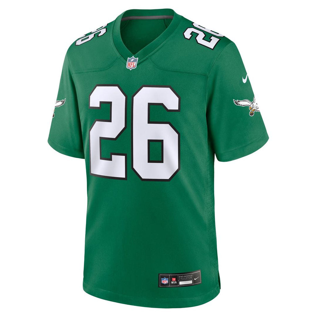 Saquon Barkley Philadelphia Eagles Kelly Green Alternate Game Jersey