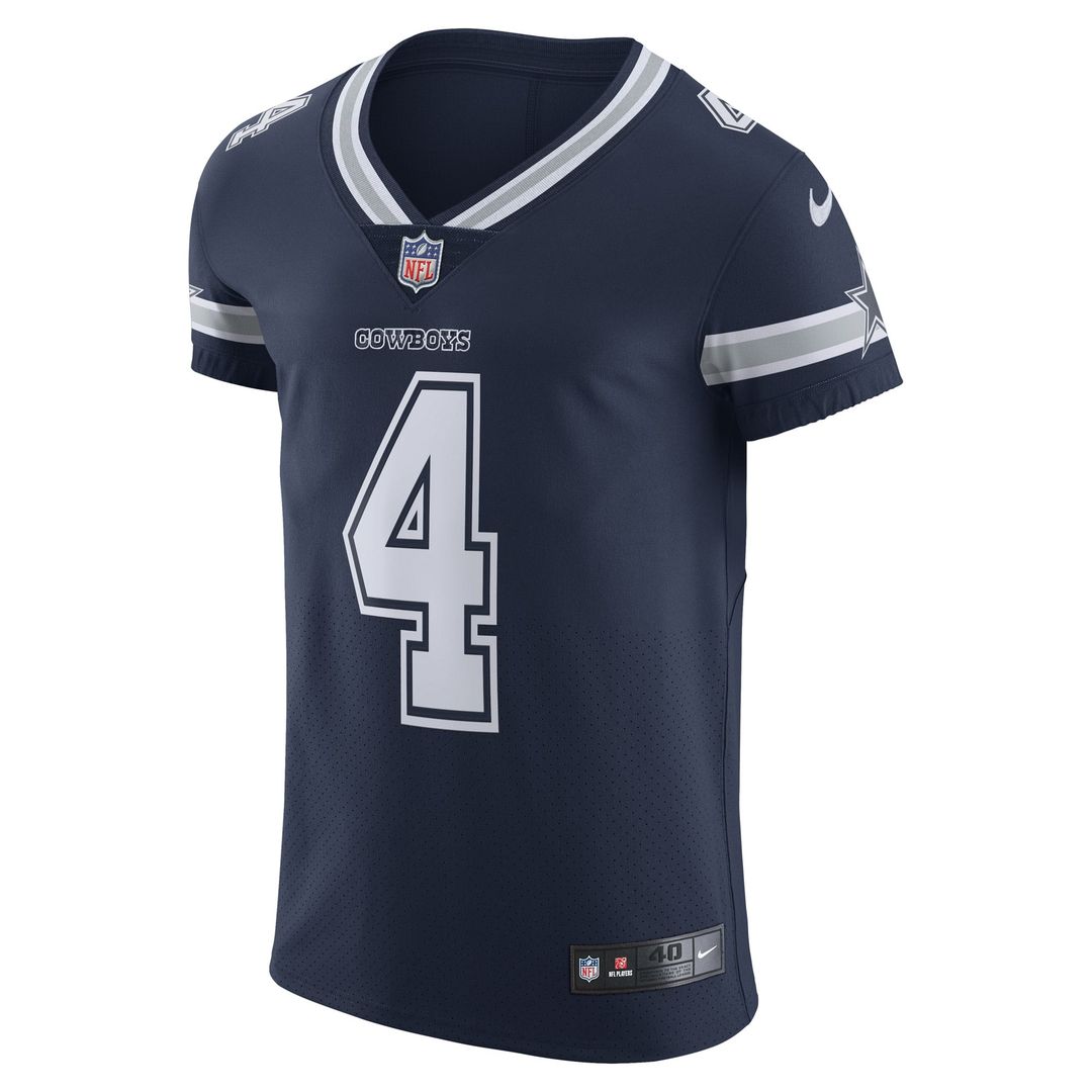 Dak Prescott Dallas Cowboys Navy Vapor Elite Player Team Jersey