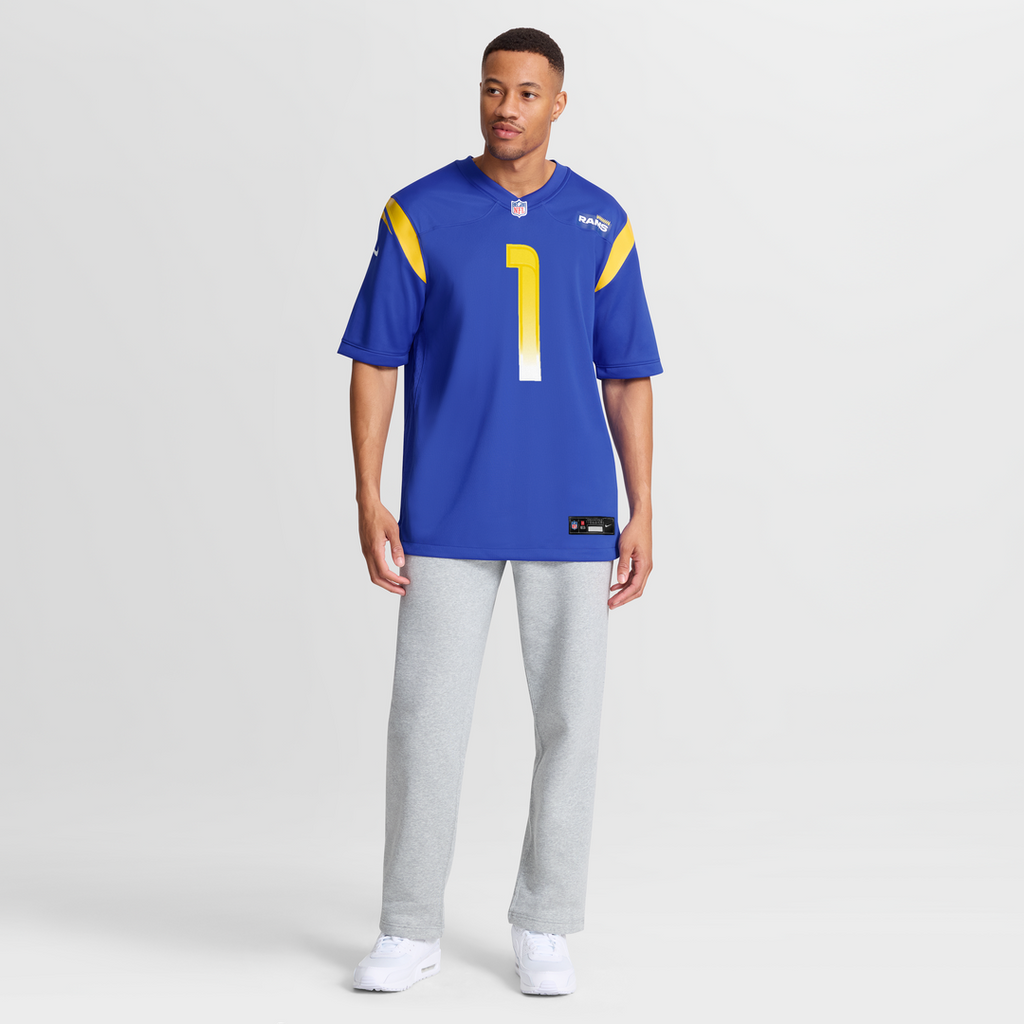 Emmanuel Forbes Jr. Los Angeles Rams Royal Team Game Jersey