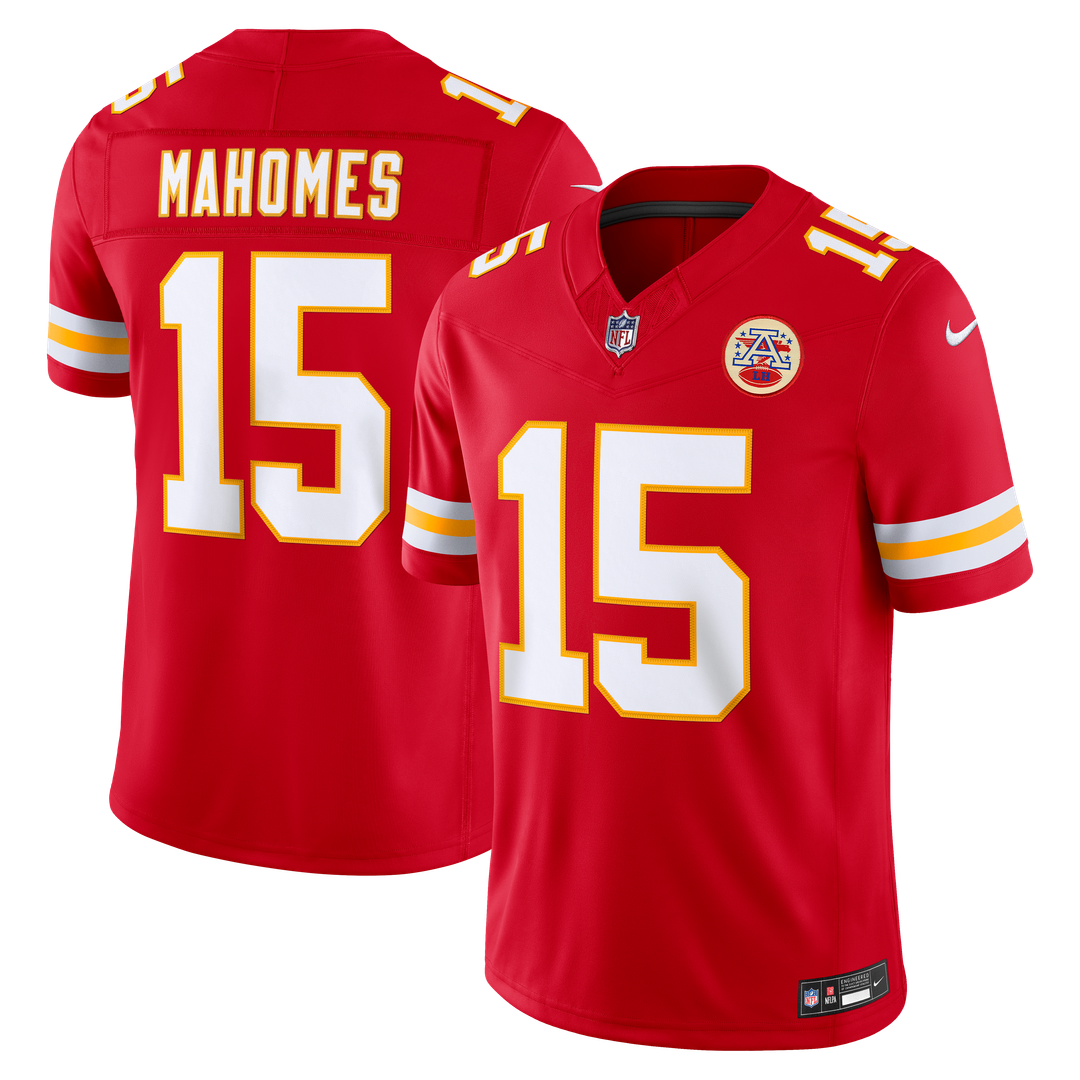 Patrick Mahomes Kansas City Chiefs White Vapor F.U.S.E. Stitched Limited Jersey