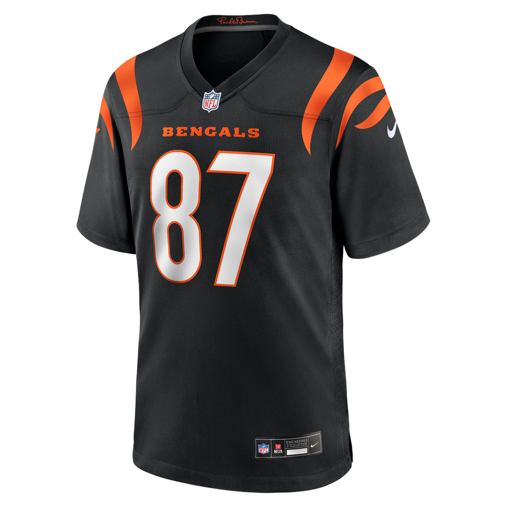 Tanner Hudson Cincinnati Bengals Black Home Game Player Jersey