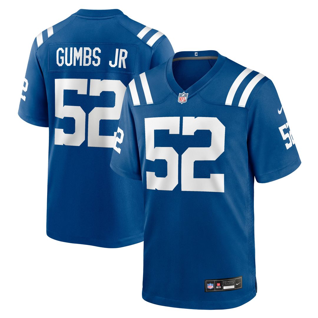 George Gumbs Jr. Indianapolis Colts Royal Team Game Jersey