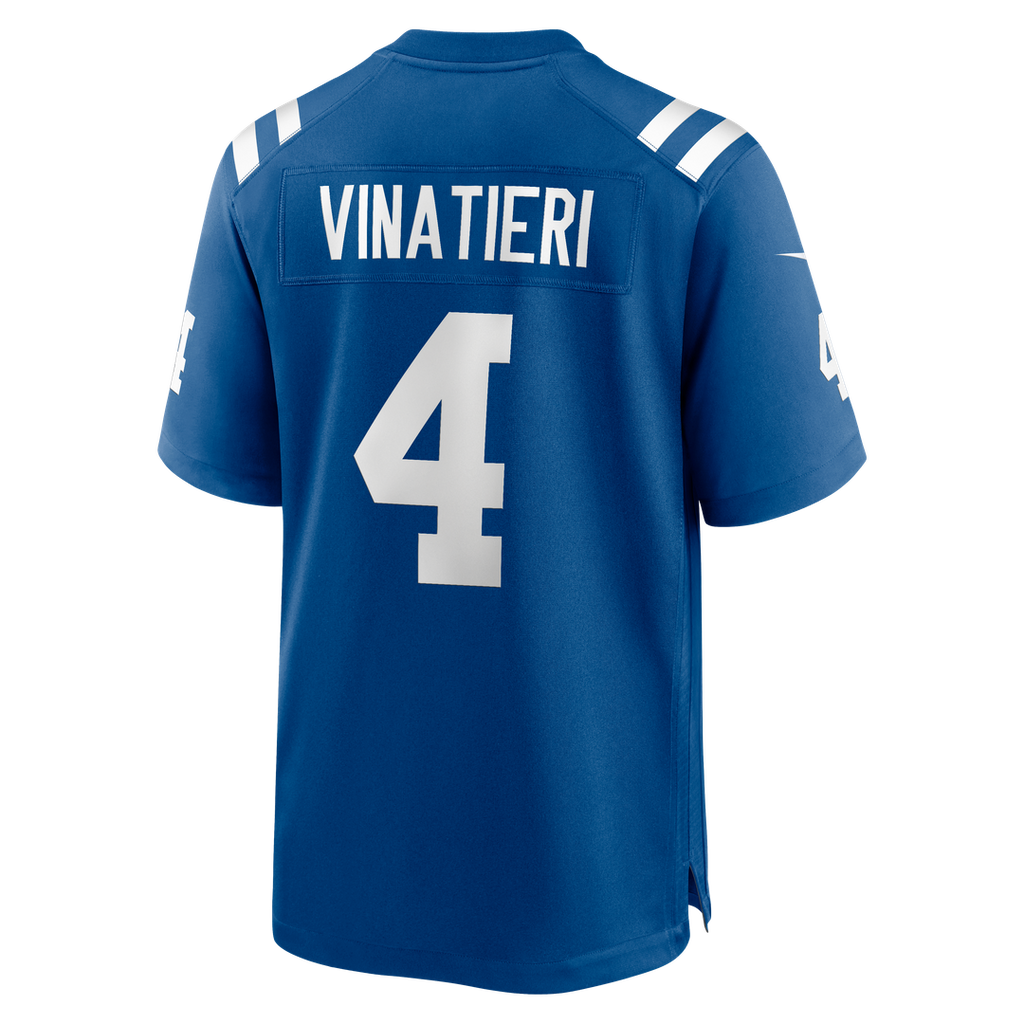 Adam Vinatieri Indianapolis Colts Royal Team Retired Game Jersey