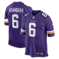 Brian Asamoah II Minnesota Vikings Purple Game Jersey