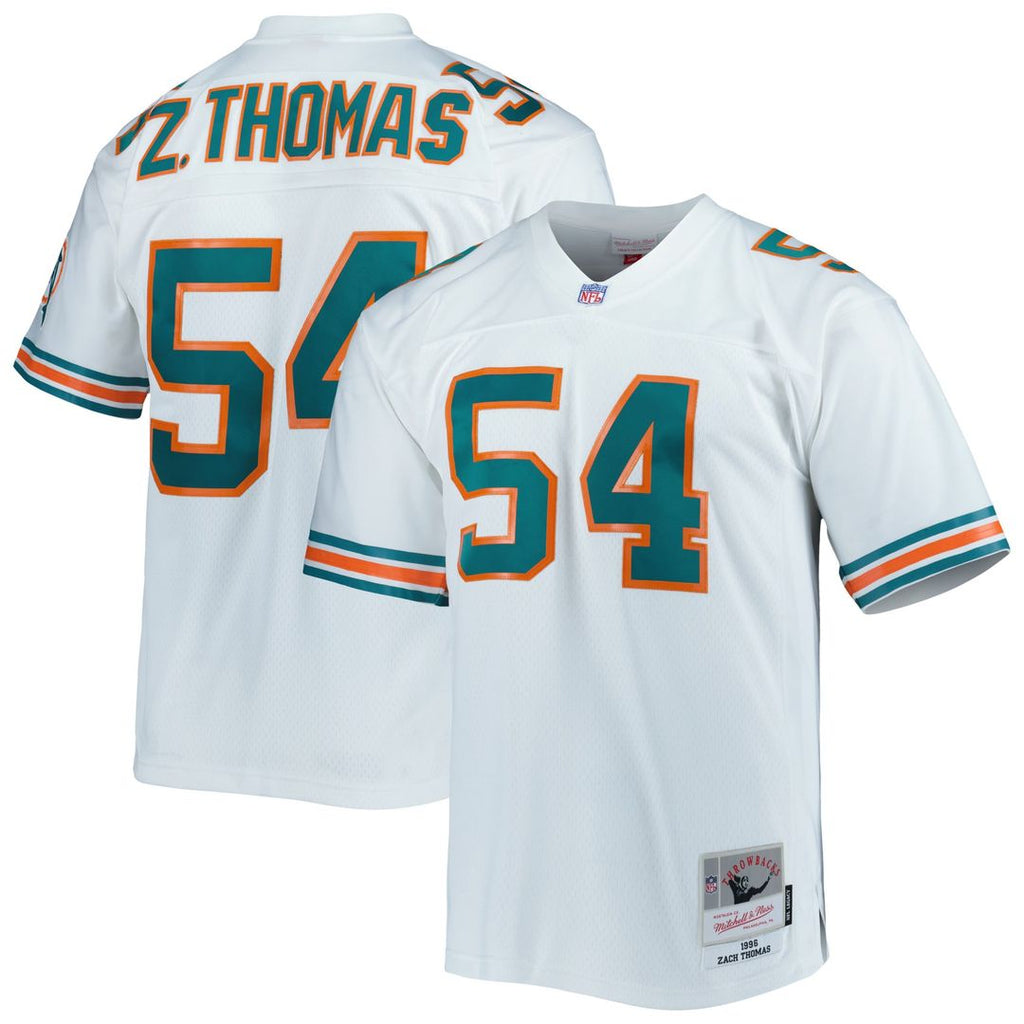 Zach Thomas Miami Dolphins White Legacy Replica Jersey