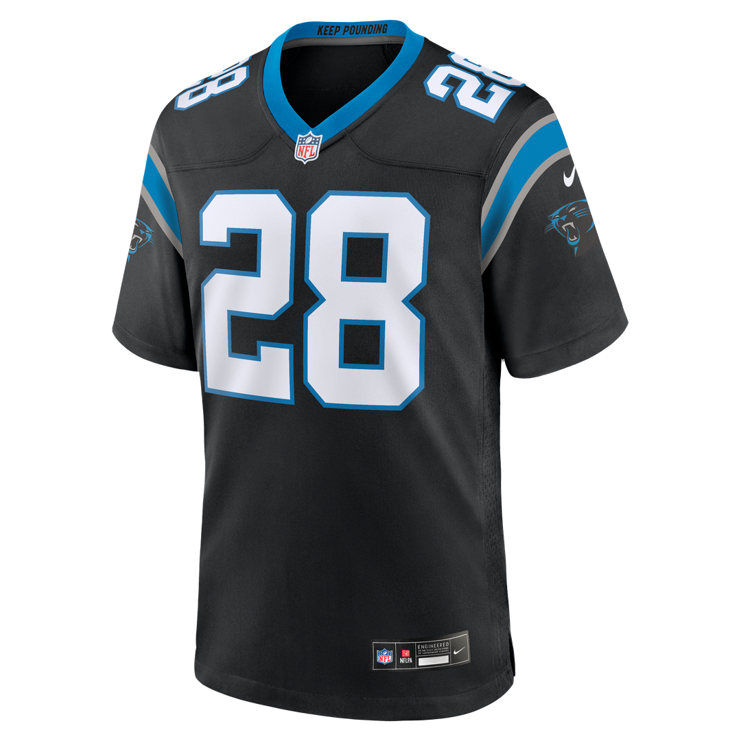 AJ Dillon Carolina Panthers Black Team Game Jersey