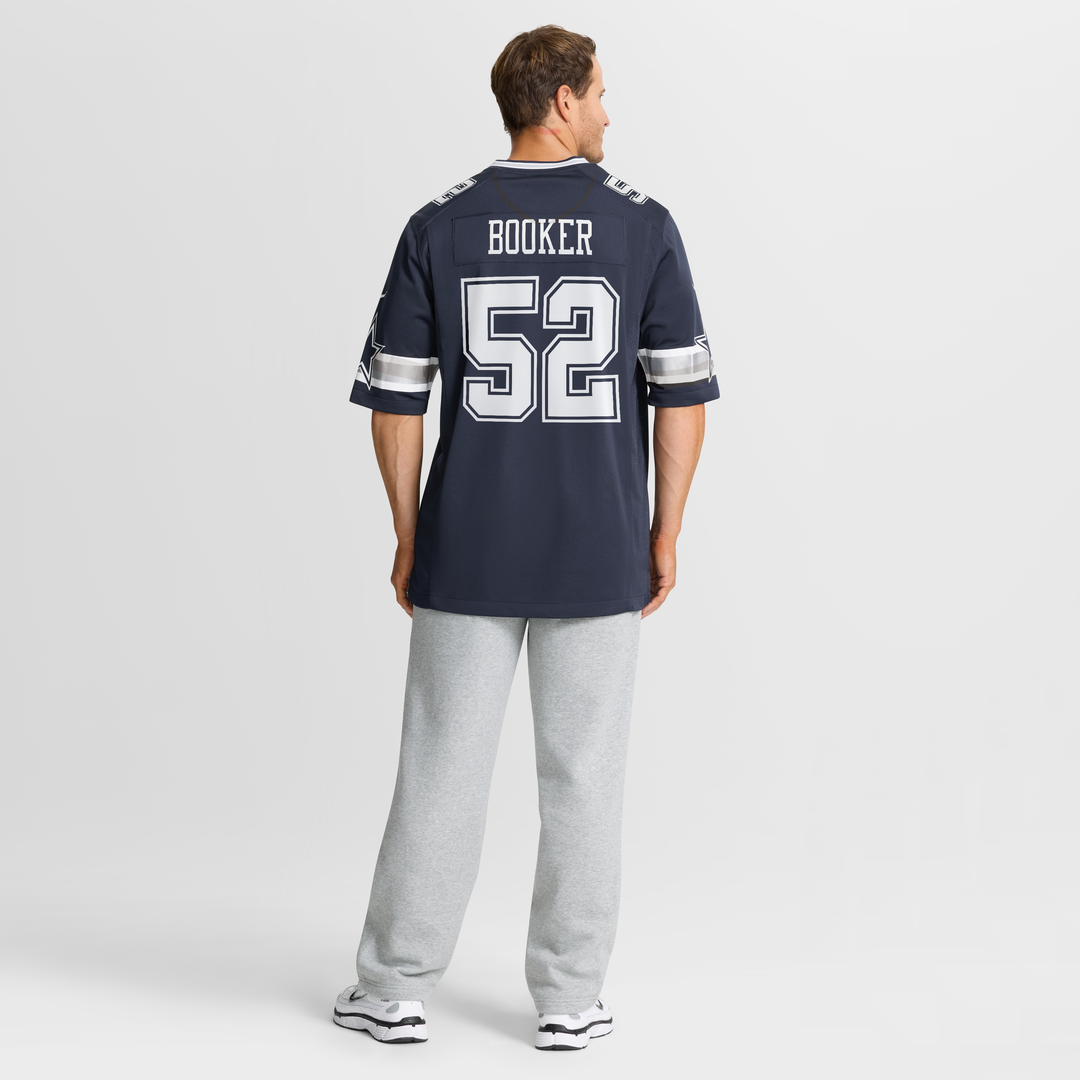 Tyler Booker Dallas Cowboys Navy Team Game Jersey