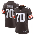 Zak Zinter Cleveland Browns Brown Team Game Jersey