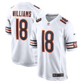 Caleb Williams Chicago Bears White First Round Pick Player Game Jersey