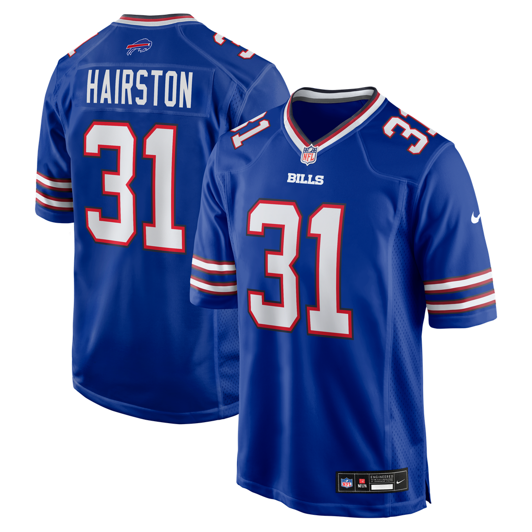 Maxwell Hairston Buffalo Bills Royal Game Player Jersey
