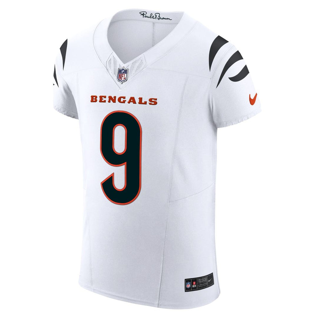 Joe Burrow Cincinnati Bengals White Vapor F.U.S.E. Elite Jersey