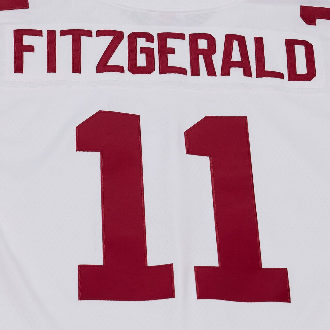 Larry Fitzgerald Arizona Cardinals White 2004 Legacy Replica Player Jersey