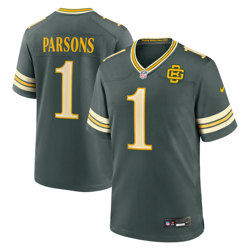 Micah Parsons Green Bay Packers Green 2026 Rivalries Collection Game Jersey