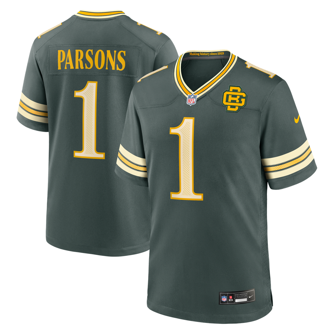 Micah Parsons Green Bay Packers Green 2026 Rivalries Collection Game Jersey
