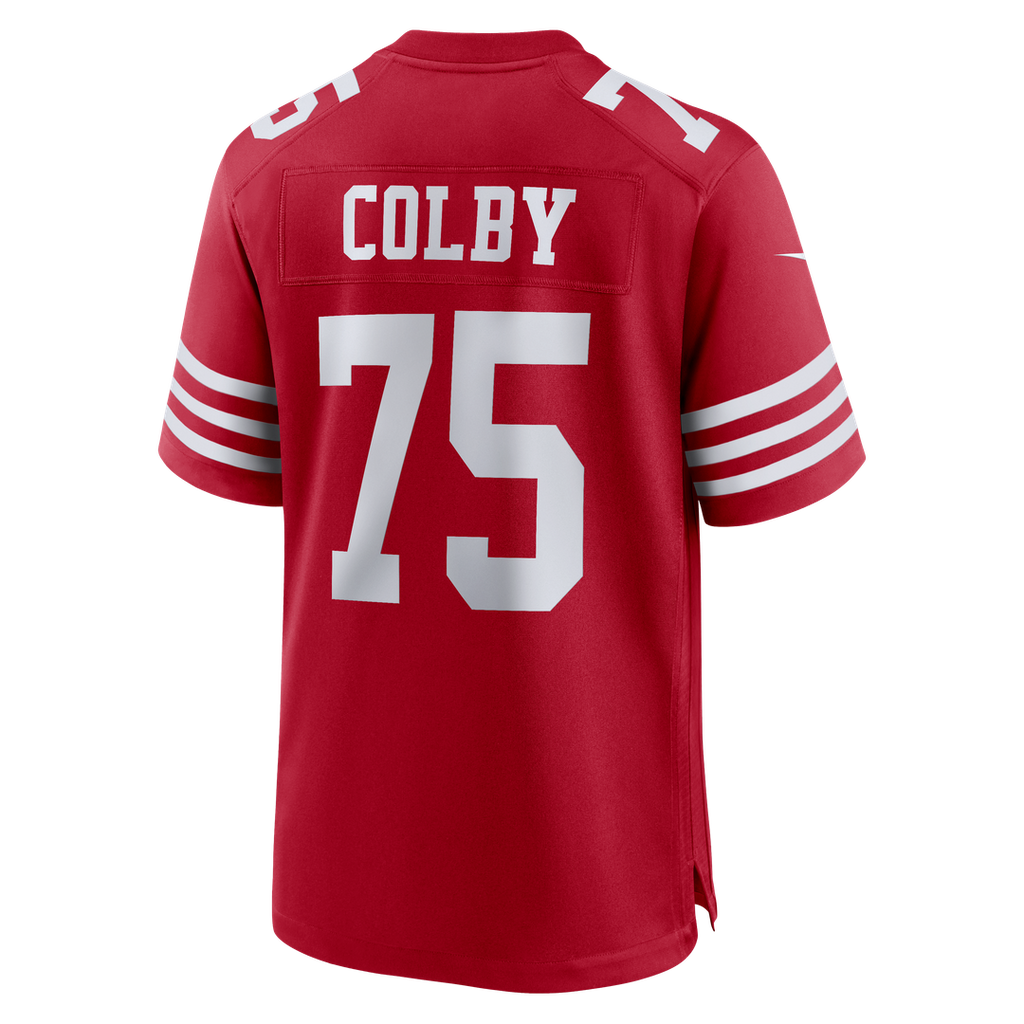 Connor Colby San Francisco 49ers Scarlet Team Game Jersey