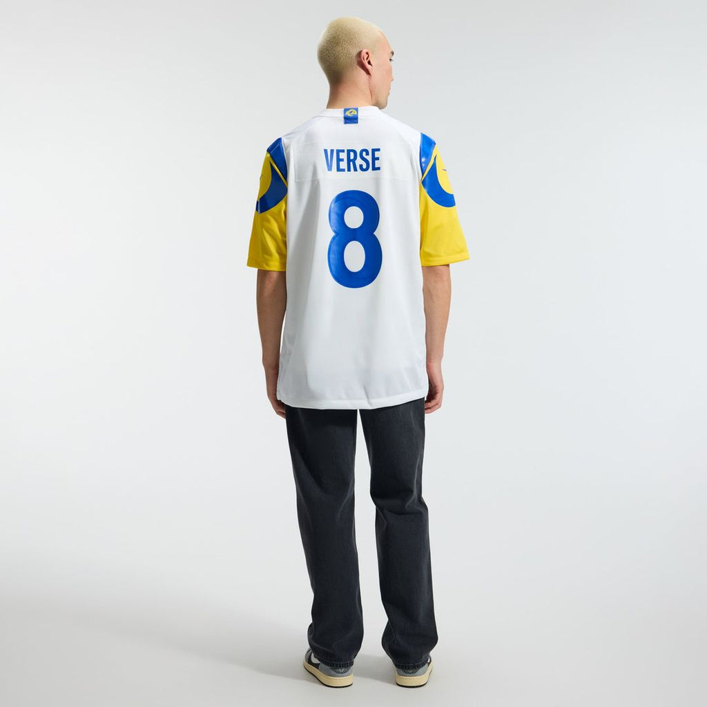 Jared Verse Los Angeles Rams White White Game Player Jersey