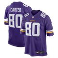 Cris Carter Minnesota Vikings Purple Game Retired Player Jersey