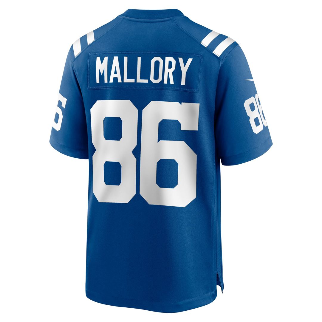 Will Mallory Indianapolis Colts Royal Team Game Jersey