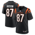 Tanner Hudson Cincinnati Bengals Black Home Game Player Jersey