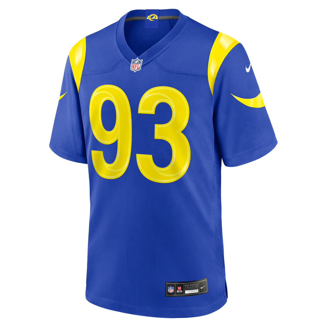 Bill Norton Los Angeles Rams Royal Team Game Jersey