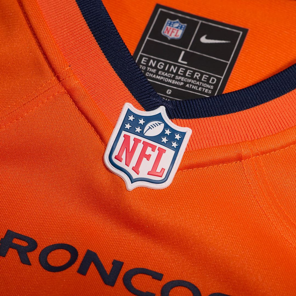 Jahdae Barron Denver Broncos Orange Game Player Jersey