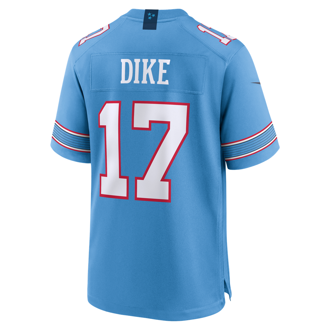 Chimere Dike Tennessee Titans Light Blue Team Game Jersey