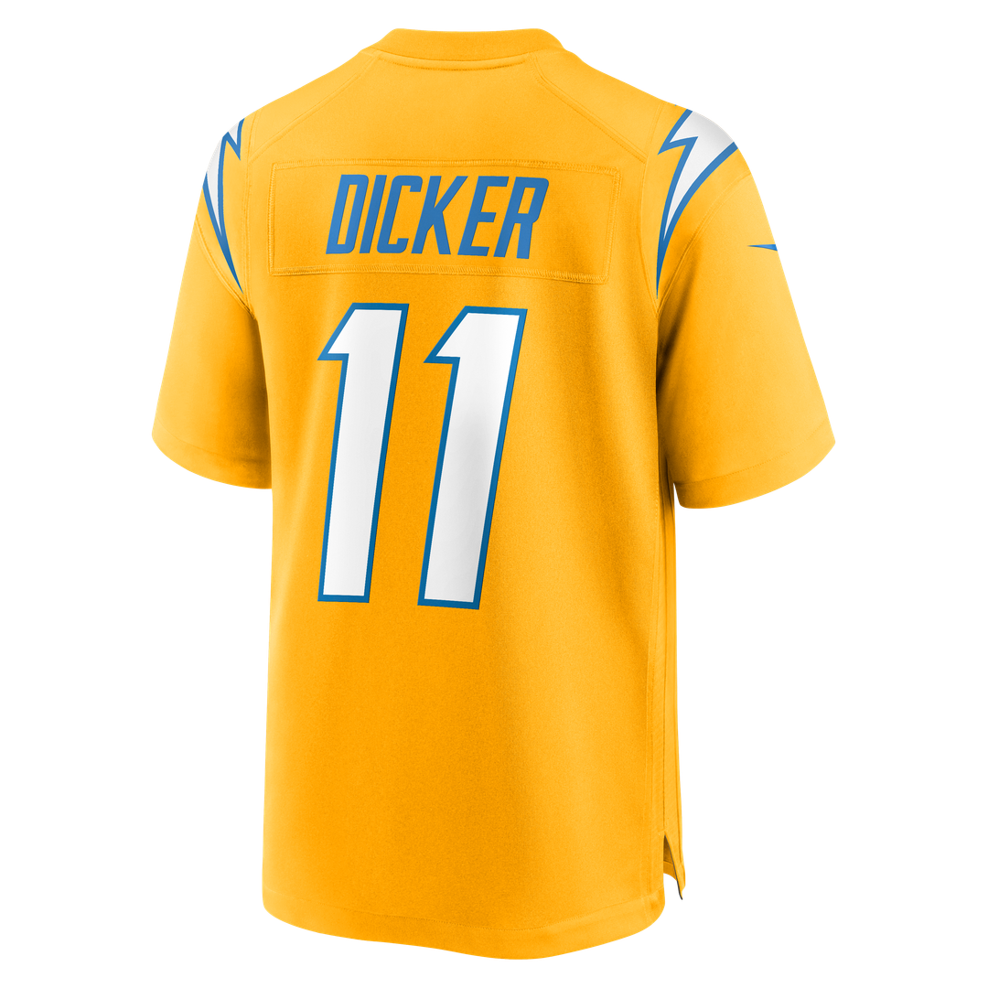 Cameron Dicker Los Angeles Chargers Gold Alternate Game Jersey