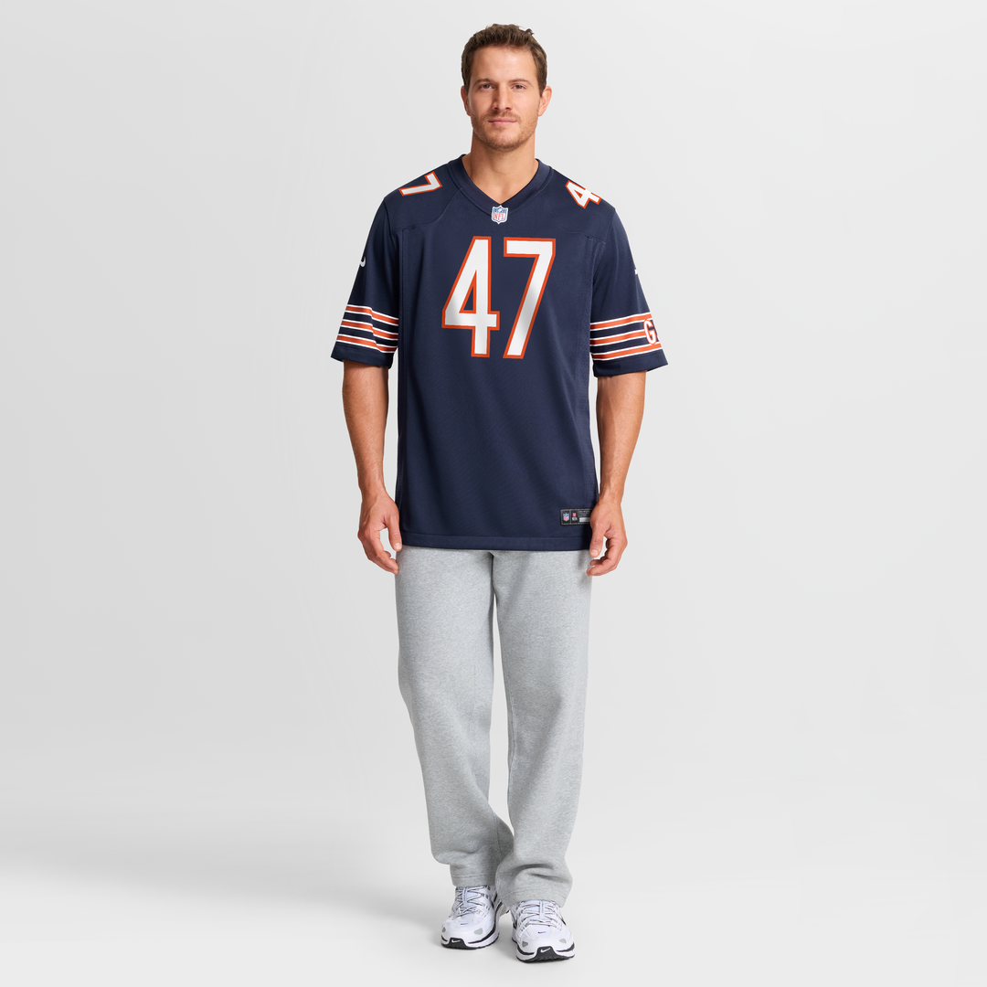 Ruben Hyppolite II Chicago Bears Navy Team Game Jersey