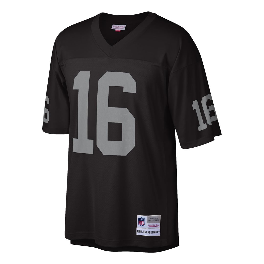 Jim Plunkett Oakland Raiders Black 1980 Legacy Replica Jersey