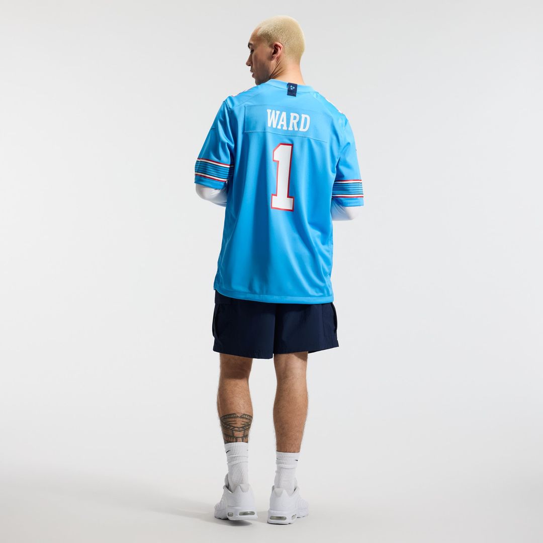 Cameron Ward Tennessee Titans Light Blue Game Jersey