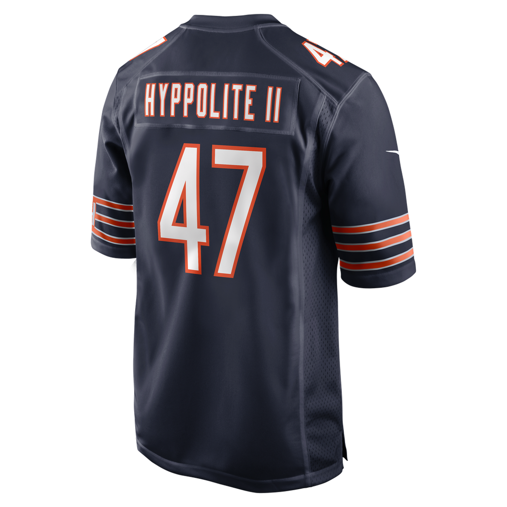 Ruben Hyppolite II Chicago Bears Navy Team Game Jersey