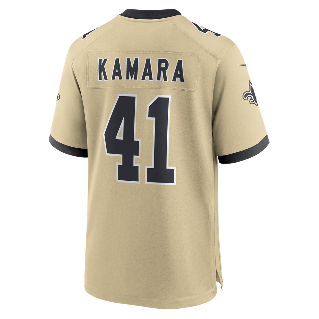 Alvin Kamara New Orleans Saints Gold Gameday Golds Alternate Game Player Jersey