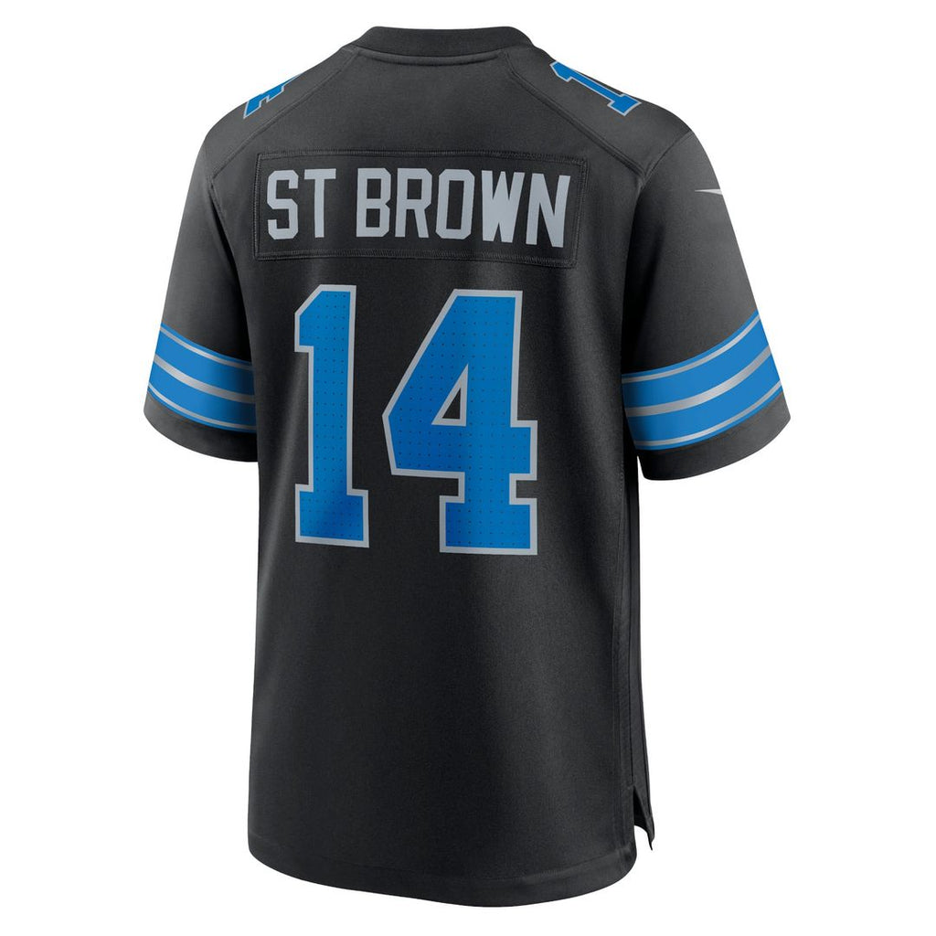 Amon-Ra St. Brown Detroit Lions Black 2nd Alternate Game Jersey